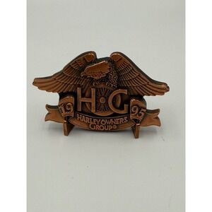Harley-Davidson HOG 1995 Appreciation Award Desk Plaque Copper‎ Eagle Vintage